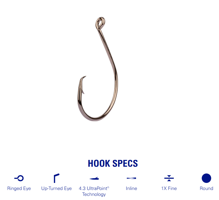Mustad Ultrapoint Demon Perfect Circle Hook, 10-Pack additional view 2