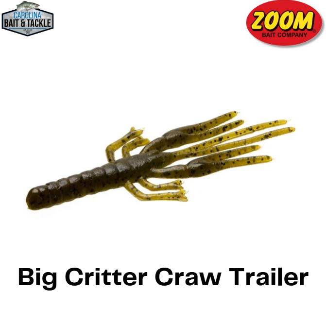 Zoom Big Critter Craw Trailer 5" 10Pk