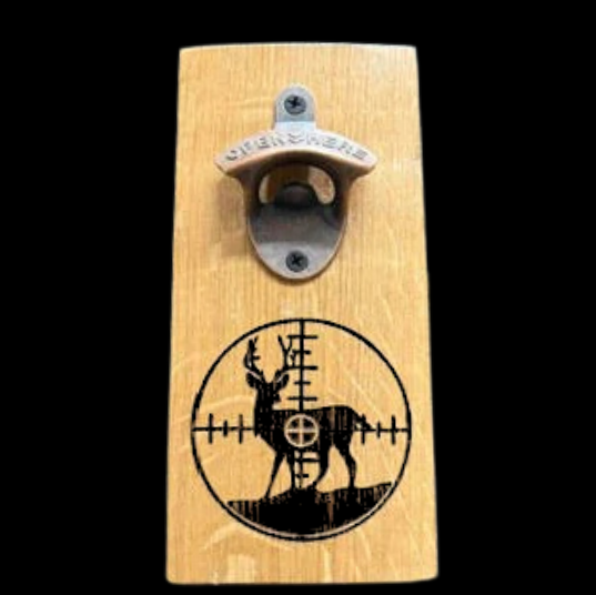 Bottle Opener Deer Crosshair
