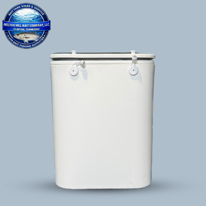 Melton Hill Bait Company Bait Cube 30 Gallon Rotomolded Live Bait Tank
