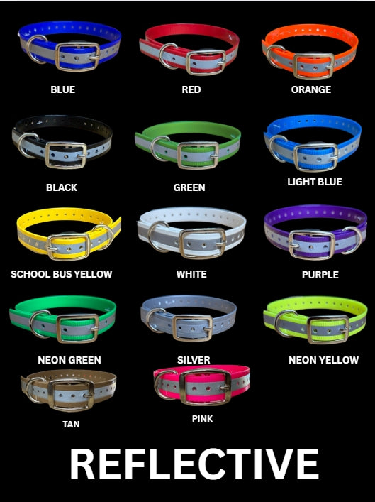 16x3/4 inch D-Ring Dog Collar / Fits Dogtra & Garmin 3/4 Inch Collars