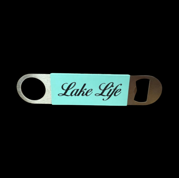 Silicone Bottle Opener Lake Life Teal