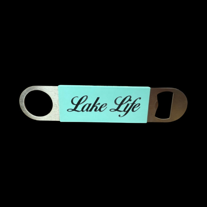 Silicone Bottle Opener Lake Life Teal