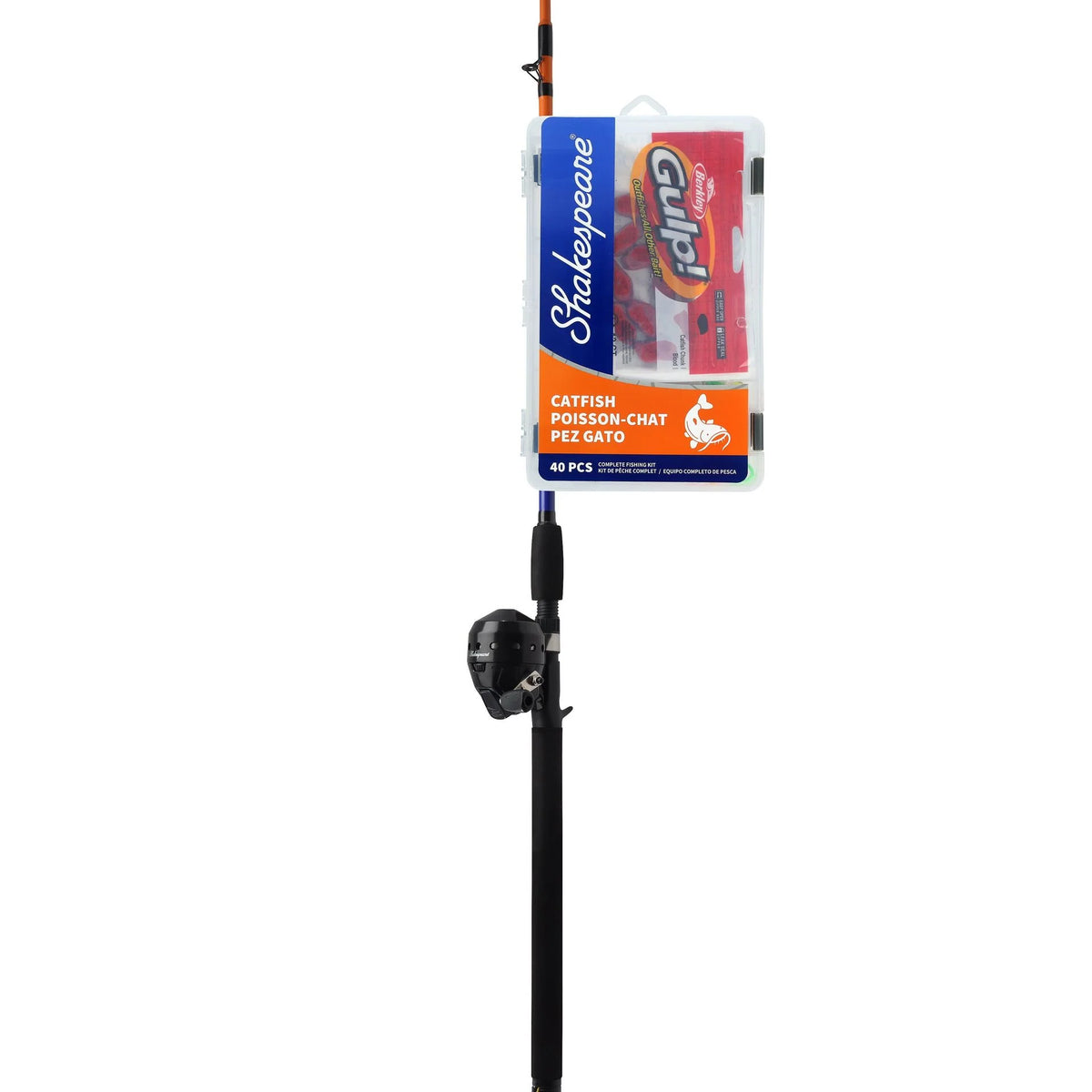 Shakespeare Catch More Fish Catfish Spincast Combo