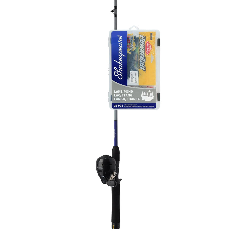 Shakespeare Catch More Fish Lake Pond Spincast Combo