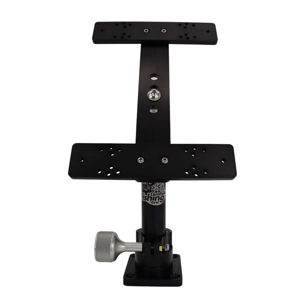 Cornfield Telescoping Short Swivel Dual Fish Finder / Graph Mount
