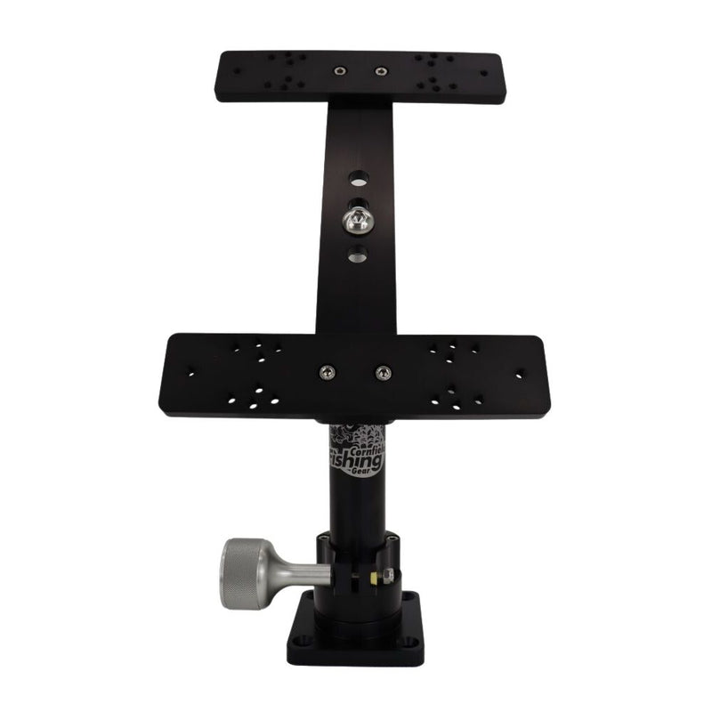Cornfield Telescoping Short Swivel Dual Fish Finder / Graph Mount