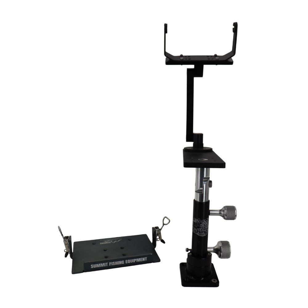 Cornfield Shuttle Adaptor Plate for Double Mounts, Ice Fishing Sonar Shuttle Mounting