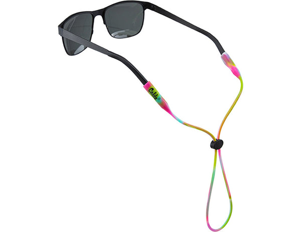 Cablz Silicone Eyewear Retainer 16" Neon Swirl