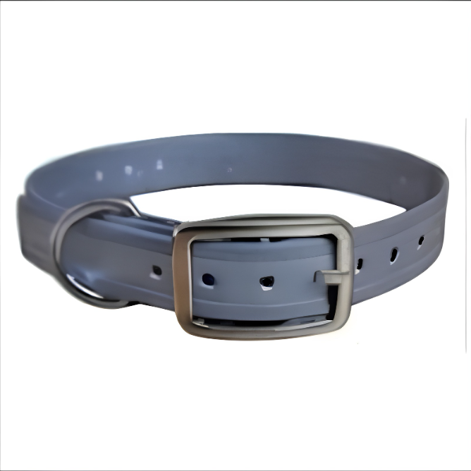 Silver Reflective 16x3/4 D Ring Collar