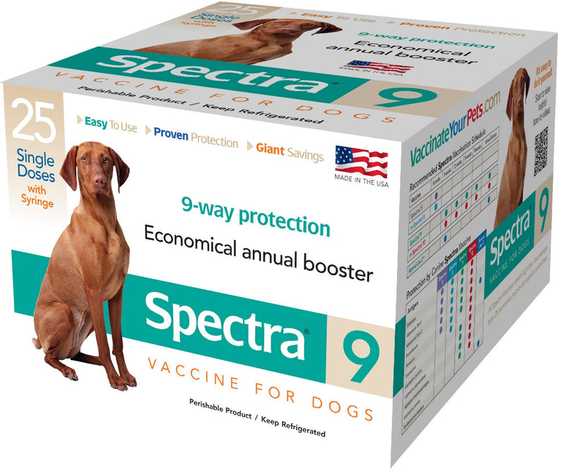 Durvet Canine Spectra 9-Way Dog Vaccine Single Dose