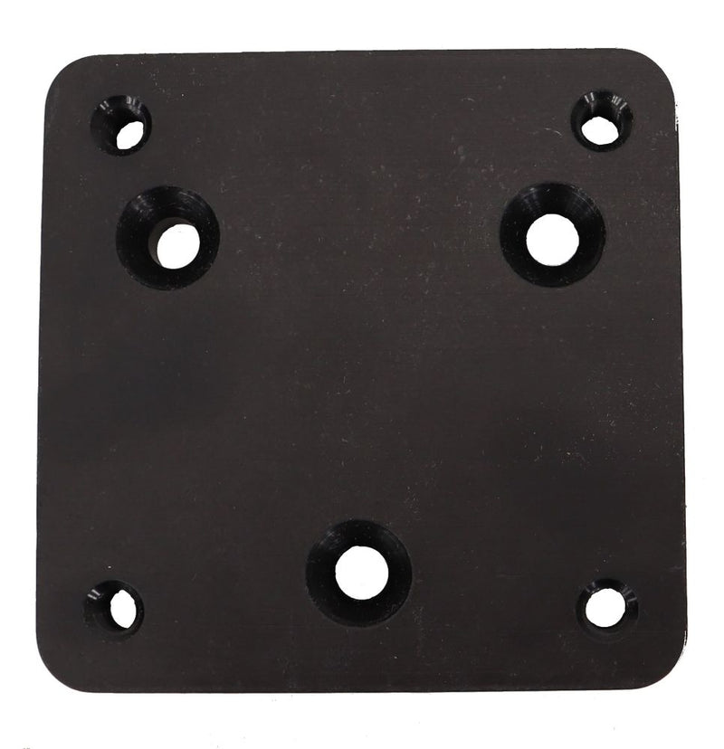 Cornfield Over-the-Side Mount Deck Plate for Transducer & Forward-Facing Sonar Mounting