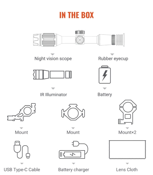 RIX TOURER-T20 Night Vision Riflescope