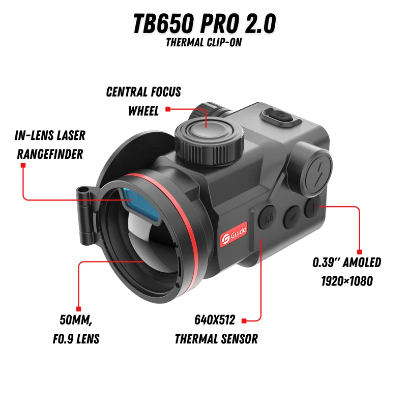 Guide TB 650 PRO LRF Gen 2 Thermal Clip-On
