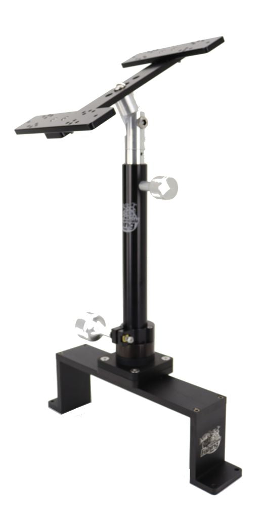 Cornfield Telescoping Swivel Dual Fish Finder / Graph Mount with Bridge Combo