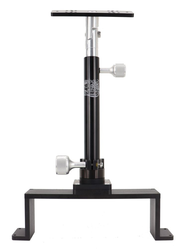 Cornfield Telescoping Swivel Single Fish Finder / Graph Mount with Bridge Combo
