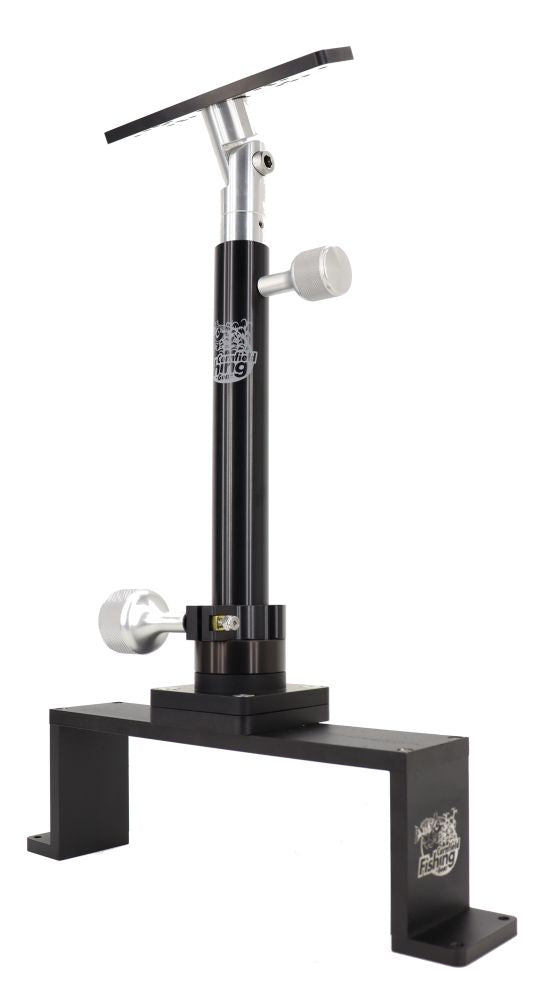 Cornfield Telescoping Swivel Single Fish Finder / Graph Mount with Bridge Combo