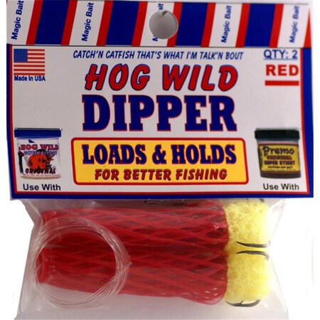 Magic Bait Hog Wild Bait Dipper Red Dip Worm additional view 2