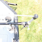 Cornfield Gunnel Rail Plate for Over-the-Side Transducer Mount & Swivel Base