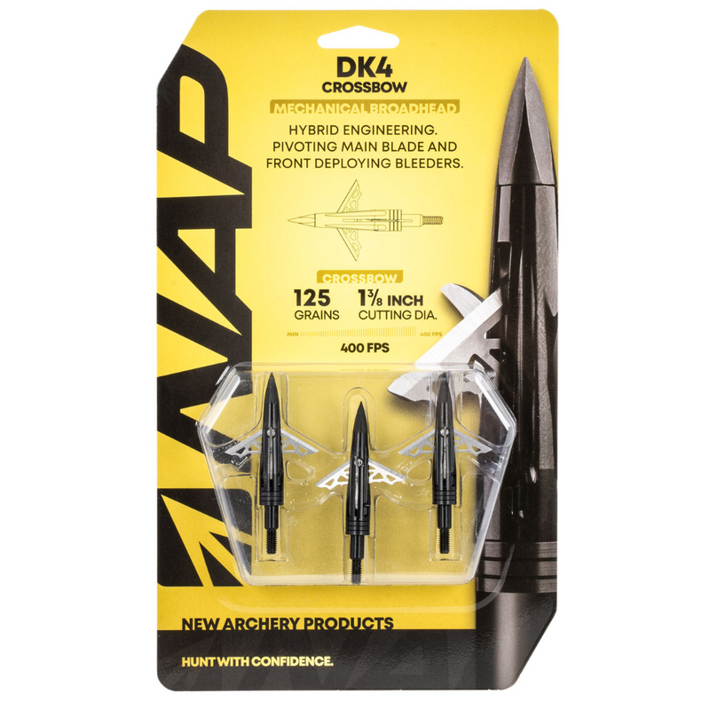 NAP DK4 4-Blade Crossbow Bolt Tips (NAP-60-DKX12)
