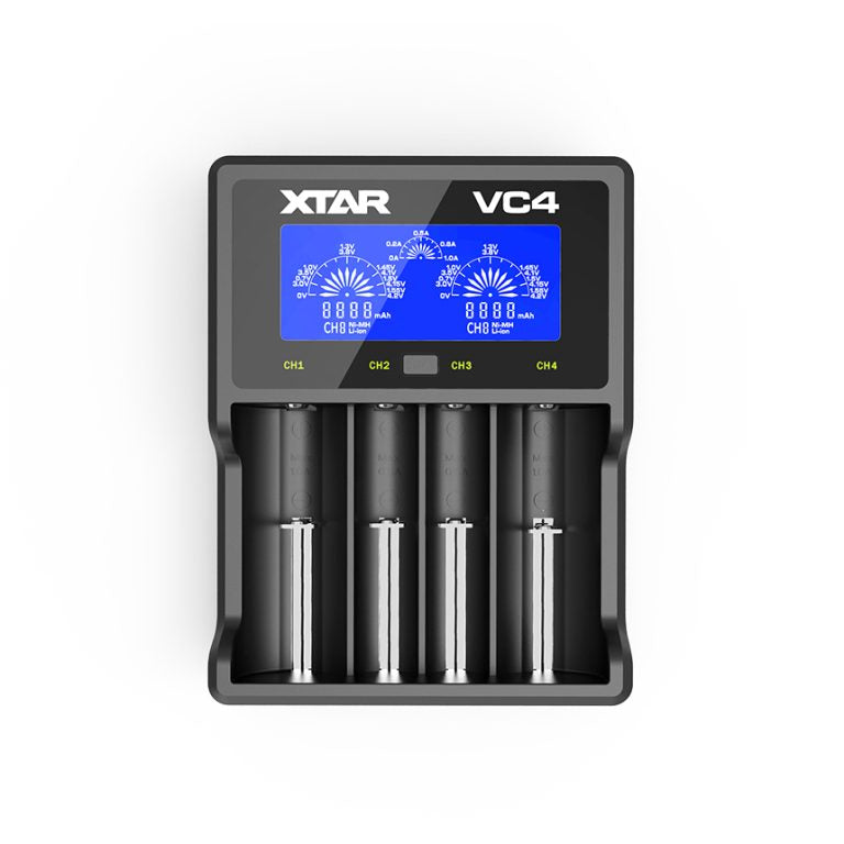 Guide XTAR VC4 4-bay battery charger for thermal optics