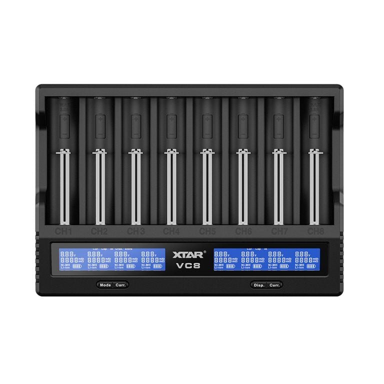 Guide XTAR VC8 Gen 2 8-bay battery charger for thermal optics