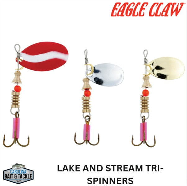 Eagle Claw TRI-SPINNERS 3PK