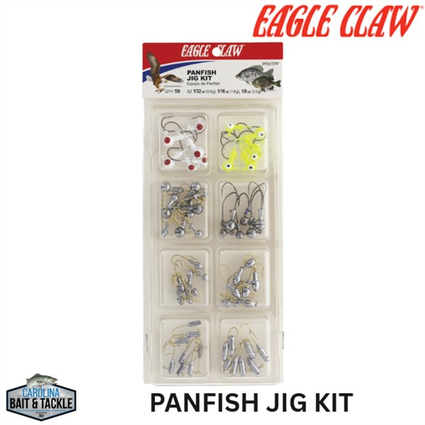 Eagle Claw JIG HEAD KIT PANFISH 58PK