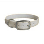 30X1 Inch D-Ring Collar / Dog Replacement/Nameplate Collar White