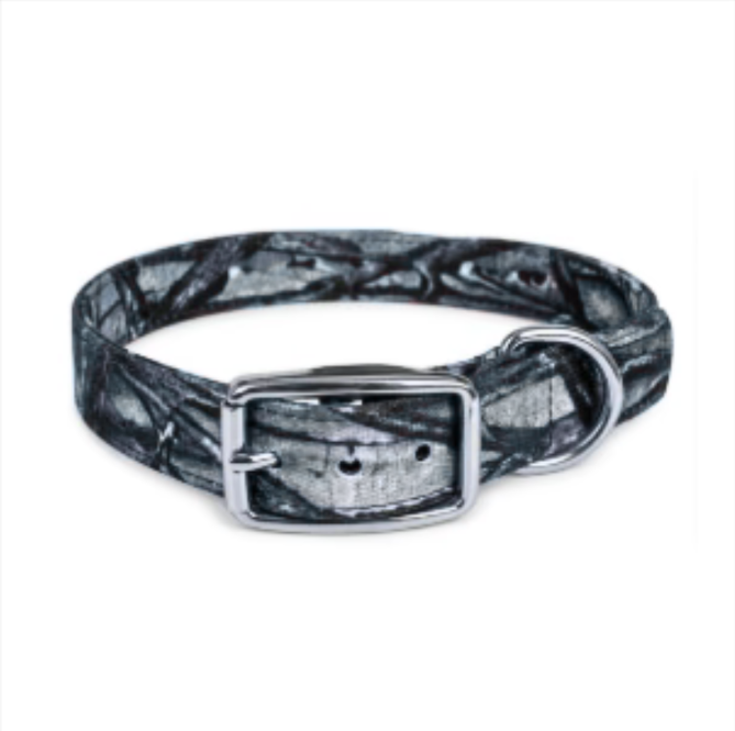 White Camo 16x3/4 D Ring Collar