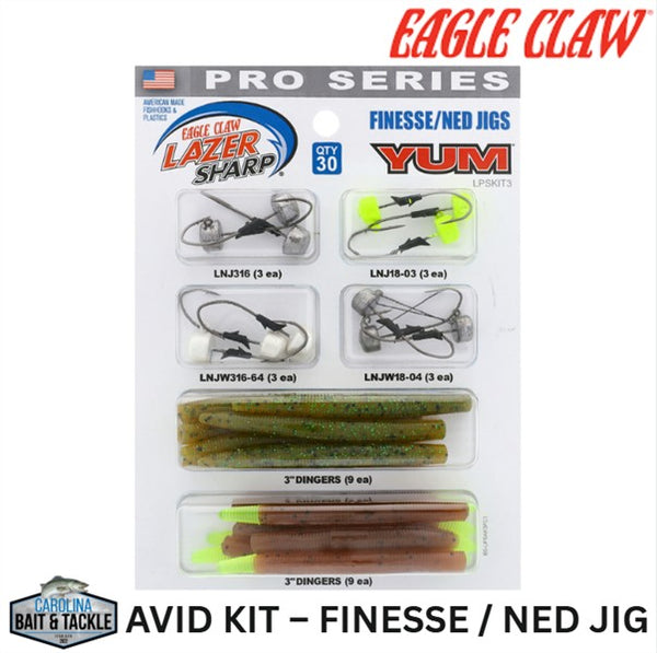 Eagle Claw LPS AVID KIT - FINESSE/NED JIG 32PK