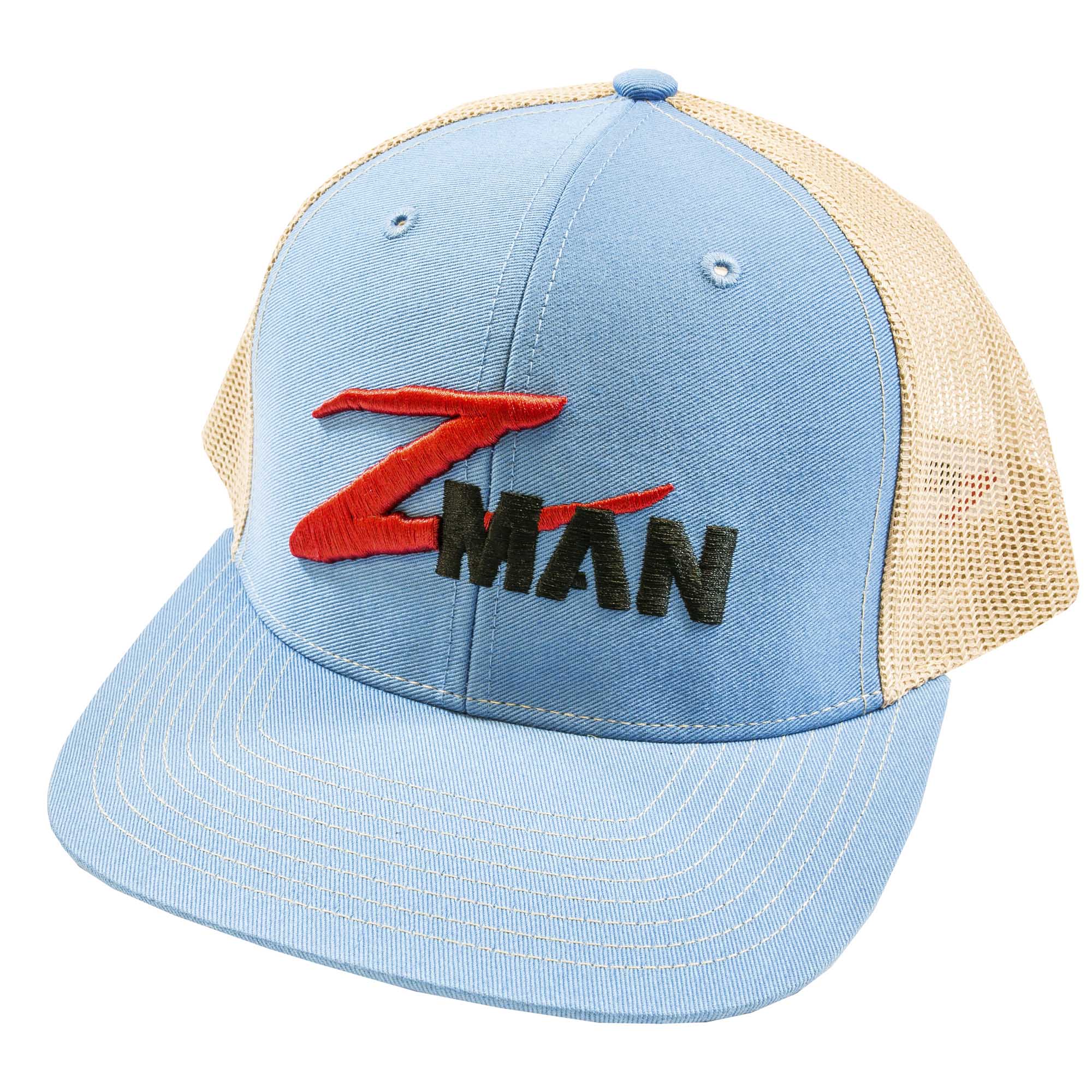 Z-Man STRUCTURED LOGO TRUCKER HATZ - BLUE/KHAKI