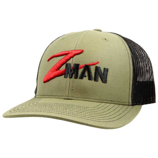 Z-Man STRUCTURED TRUCKER HATZ - LODEN/BLACK
