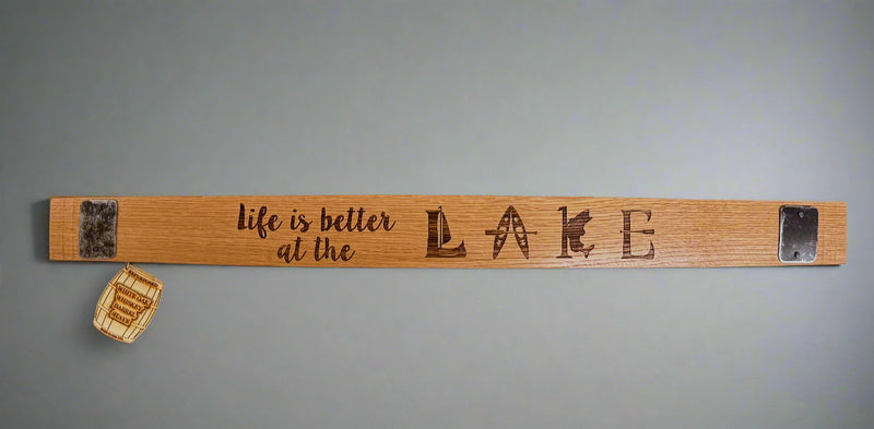 Whiskey Barrel Staves Life Is Better At The Lake