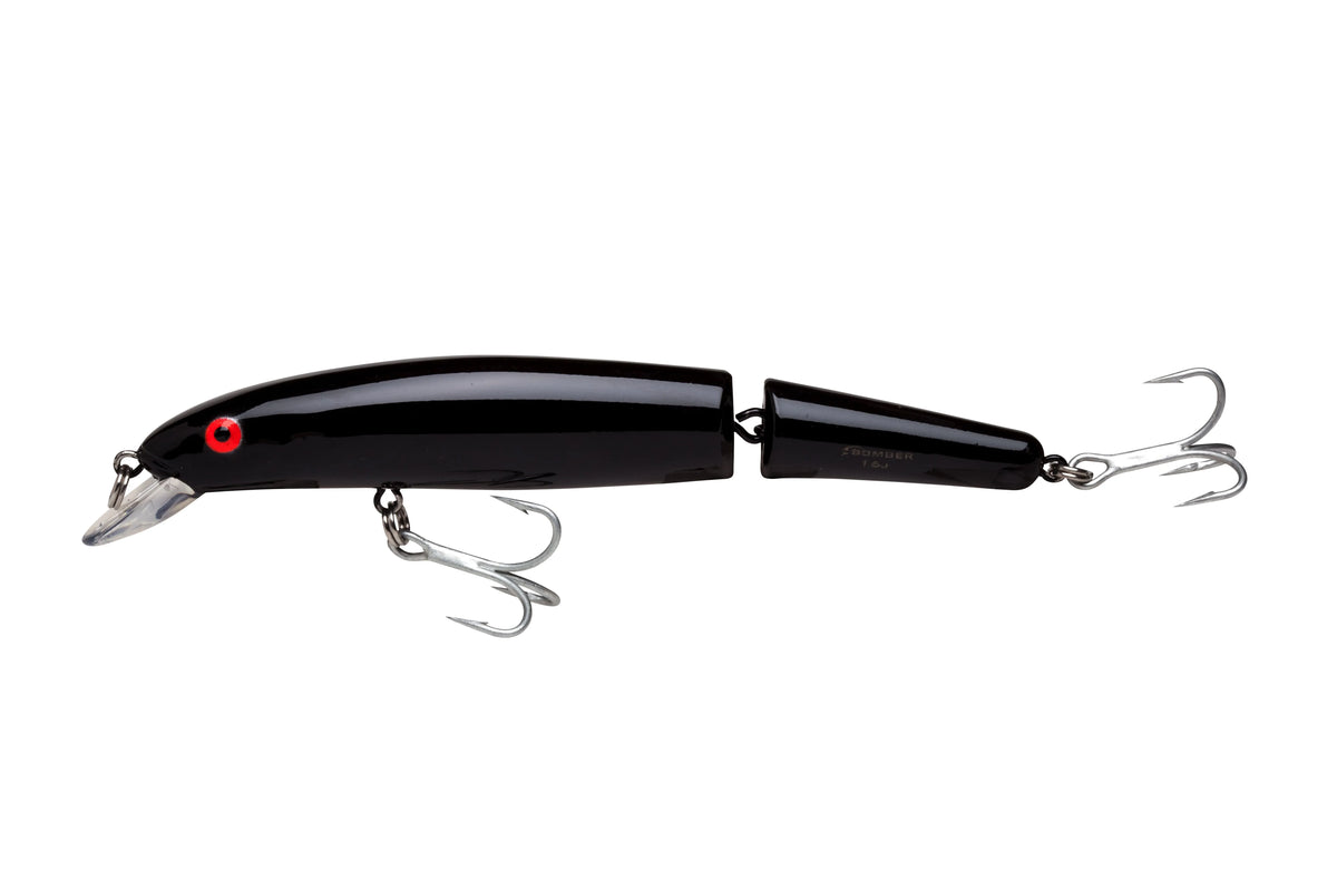 bomber heavy fish hook Bomber Jointed Heavy Duty Long A Black