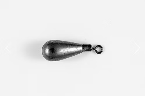 Queen Tackle Tungsten Dropshot Weight Round Tear Shape