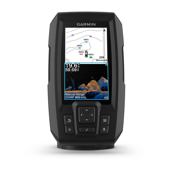 Garmin STRIKER Vivid 4Cv 4.3" Fishfinder | CHIRP + Clearvu | GPS