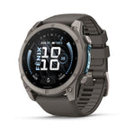 Garmin Fenix 9 51mm Titanium with Pebble Gray Silicone Band
