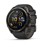 Garmin Fenix 9 Pro 51mm Carbon Gray DLC Titanium with Black/Pebble Gray Silicone Band