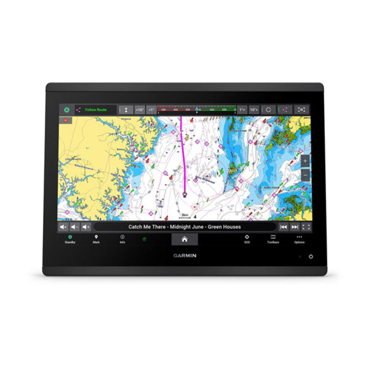 Garmin GPSMAP 1623 1643 chartplotter front