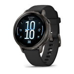 Garmin Venu 4 Fitness Smartwatch - 41mm, Black w/ Slate + Black