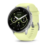Garmin Venu 4 Fitness Smartwatch - 45mm, Gray w/ Silver + Citron