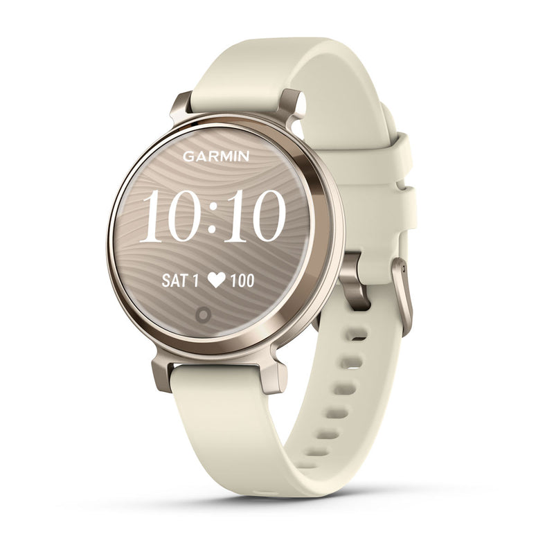Garmin Lily 2 Fitness Smartwatch - Cream Gold, Coconut Silicone