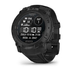 Garmin Instinct 3 Solar Outdoor Smartwatch - 50mm, Black Tactical Edition