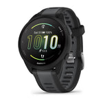 Garmin Forerunner 165 Running Smartwatch - Music Black/Slate Gray