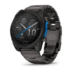 Garmin D2 Mach 2 Aviation Smartwatch - Carbon Gray DLC Titanium with Vented Titanium Bracelet