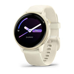 Garmin Vivoactive 6 Fitness Smartwatch - Bone w/Bone Silicone Band