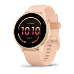 Garmin Vivoactive 6 Fitness Smartwatch - Pink Dawn/Pink Dawn Silicone Band