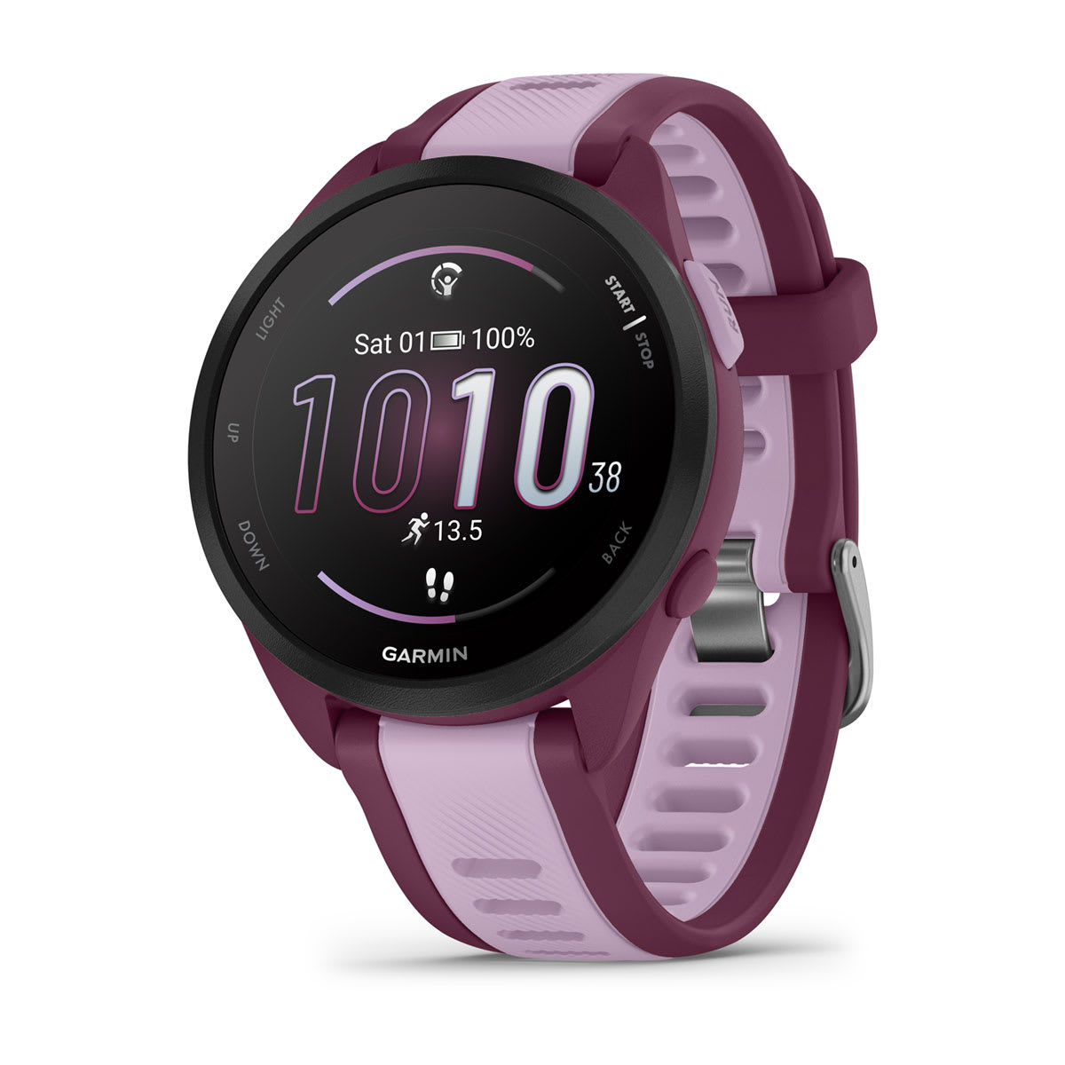 Garmin Forerunner 165 Running Smartwatch - Music Berry/Lilac