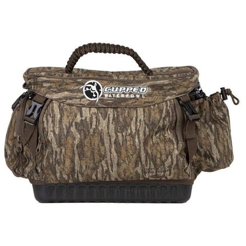Cupped Waterfowl Medium Floating Blind Bag Mossy Oak Bottomland